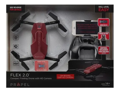 Dron Plegable Compacto Camara Hd Cuadricoptero Propel Flex 2