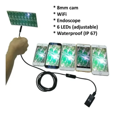 Camara Endoscopio Wifi Con Led Para Android iPhone 720p