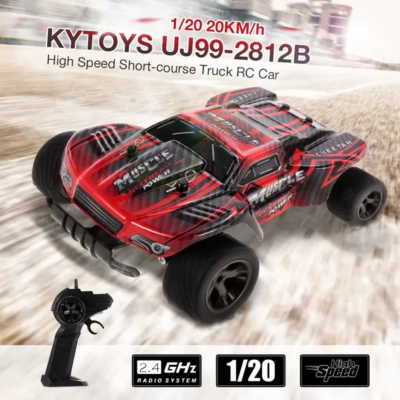 Rojo Kytoys Uj99-2812b 1/20 2.4g 20km/h Alta Velocidad