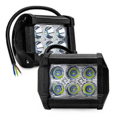 Par Faros 6 Hiper Led 4x2 Auxiliar Dually C/estrobo-tunix