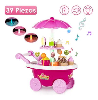 Nasjac 39 Uds Musical Luzsimulacion Juguete Carrito Helado