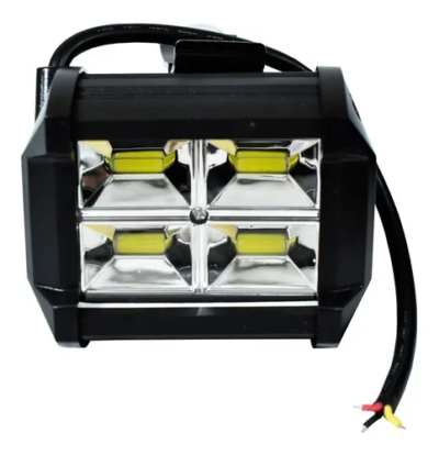 1 Faro 24 Led Cob 4 Modulos Auxiliar Dually Con Estrobo