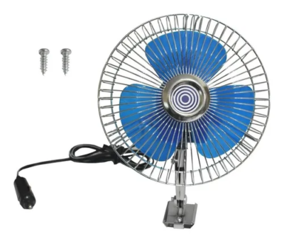 Ventilador Automotriz Encendedor 6 Pulgadas Aspas Plastico