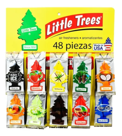 48pz Aromatizante De Pino Little Trees Varios Aromas