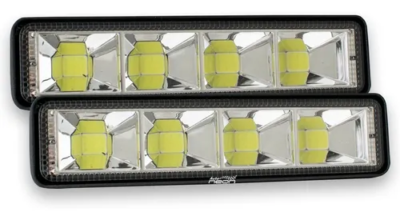 Par Faro Barra 36 Led Cob Funcion Estrobo Auxiliar