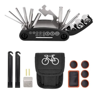 Kit De Herramientas Multiuso Para Reparar Bicicletas 16 En 1