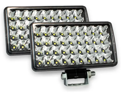 Par Faros 36 Led Rectangular Luz Fija Estrobo