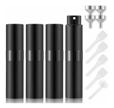 4 Piezas Recargables Mini Atomizador De Perfume Portatil