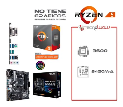 Kit Tarjeta Madre B450 Amd Ryzen 5