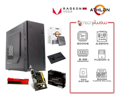 Pc Athlon 3000g 8 Gb Ssd 240