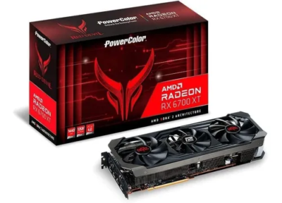 Tarjeta de video PowerColor rx 6700XT