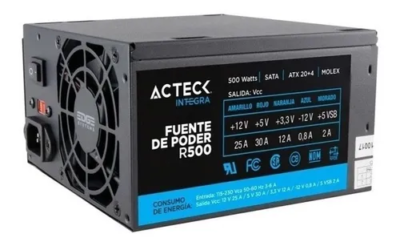 Fuente De Poder Atx Acteck 500w